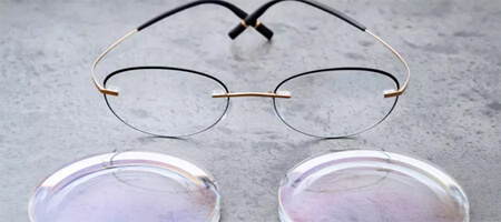 Lenses are a functional component of eyeglasses
