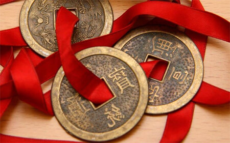 Chinese coins - money talisman