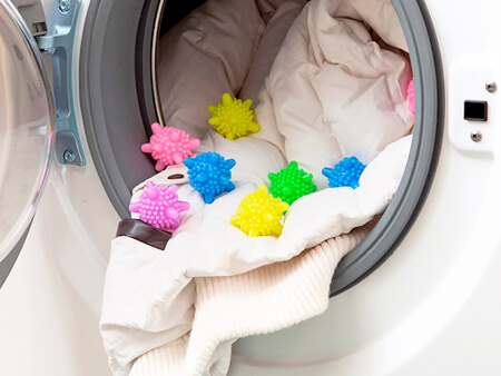 Washing a down jacket in the washing machine