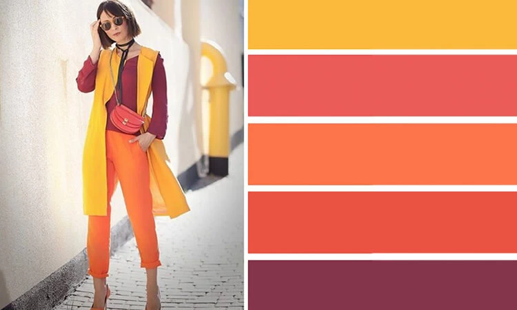 Как правильно сочетать цвета в одежде?